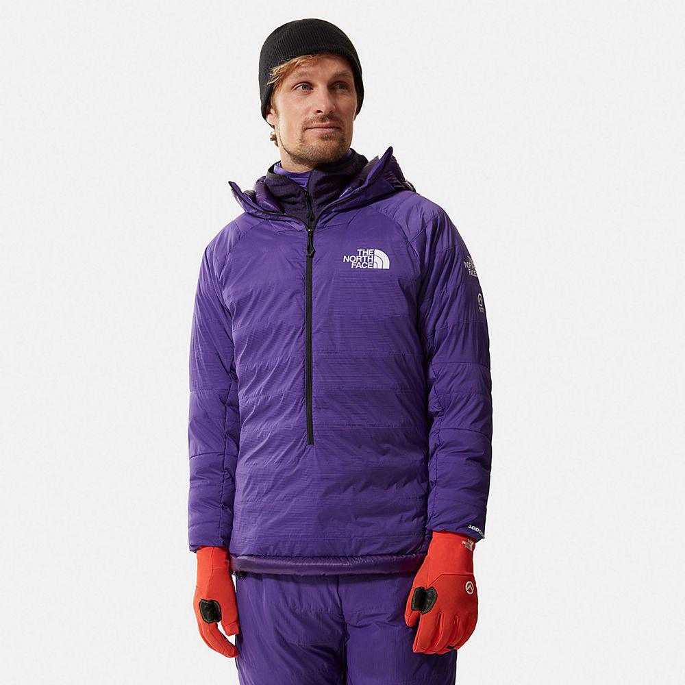 The North Face Amk L3 50/50 ½ Zip Ανδρικα Μπουφάν Με Κουκούλα - Μωβ (XMHT89165)